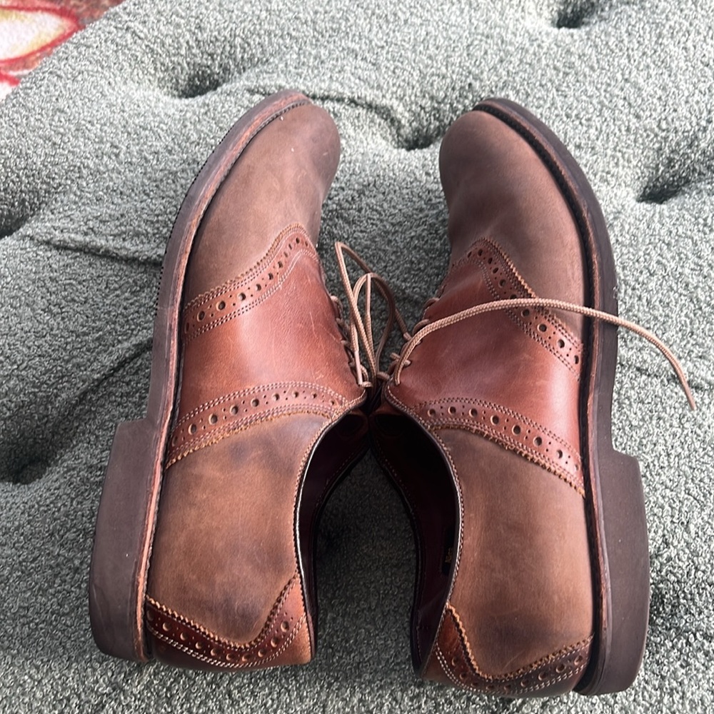 ALLEN EDMONDS I "Greenwood" Style Lace-Up Leather Oxford Shoes, 10.5 - Picture 7 of 11